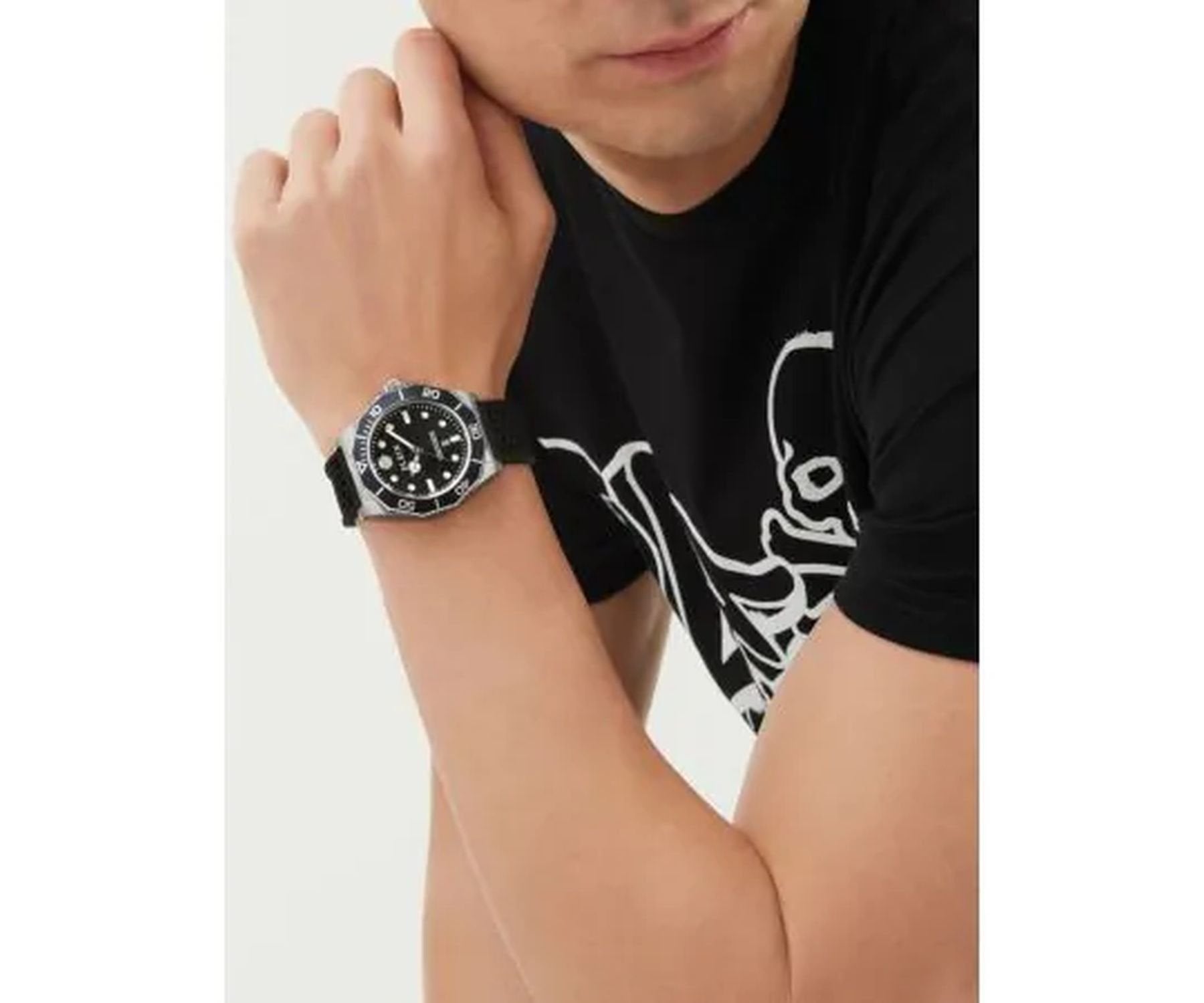Philipp Plein Armbanduhr Unisex Aquastorm Schwarz Silber PW2GA0126