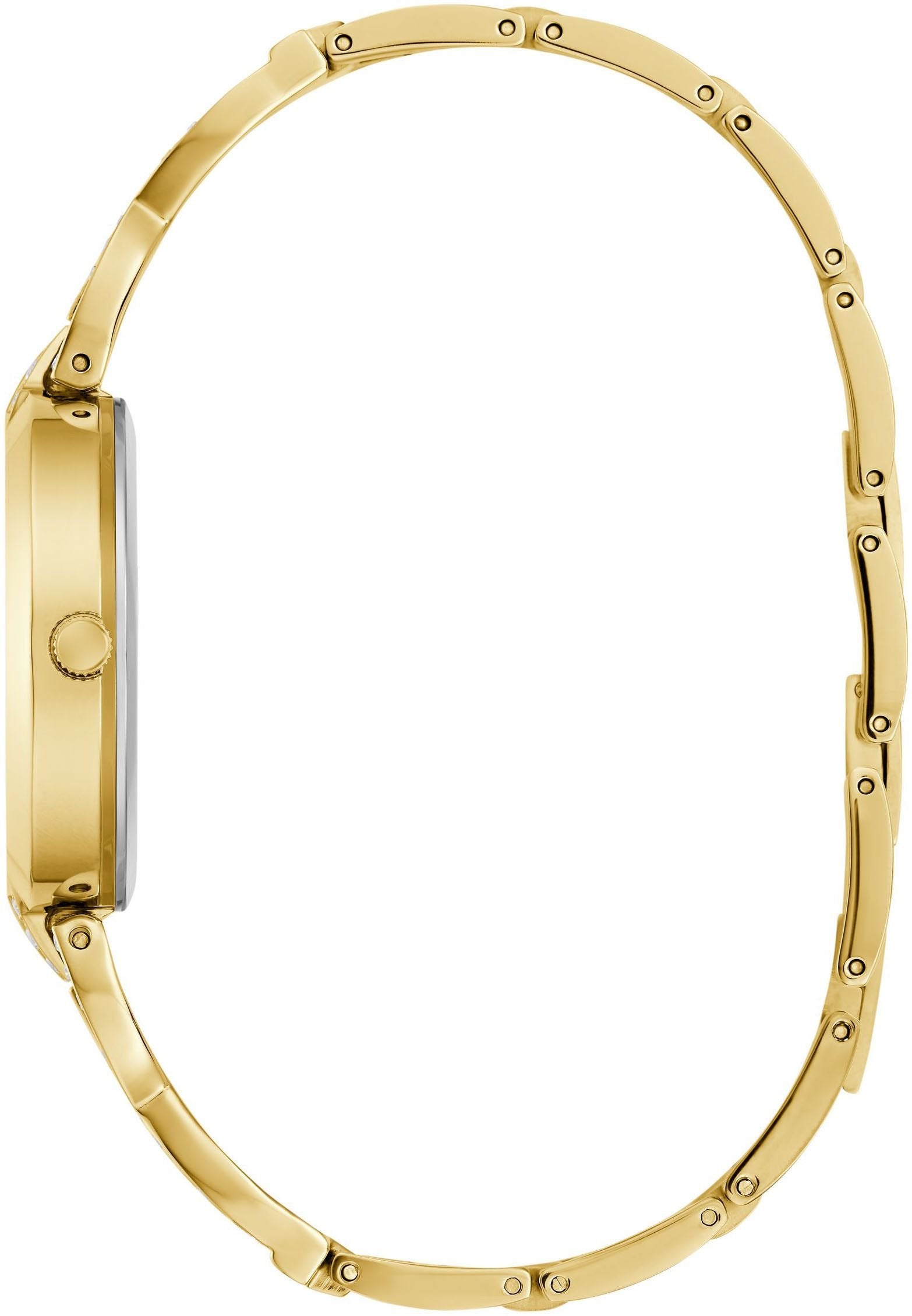 Guess Armbanduhr Damen Ladies Gold Tone Analog Watch Gold GW0868L2