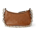 Gucci Handtasche Damen GG Emblem Mini Shoulder Bag Braun 847091-AAFDV-2718