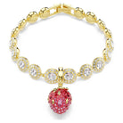 Swarovski Damen Charm Idyllia Erdbeere rot 5743136