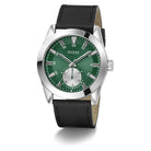 Guess Herren Armbanduhr GREYSON GW0793G1 Schwarz Silber Grün