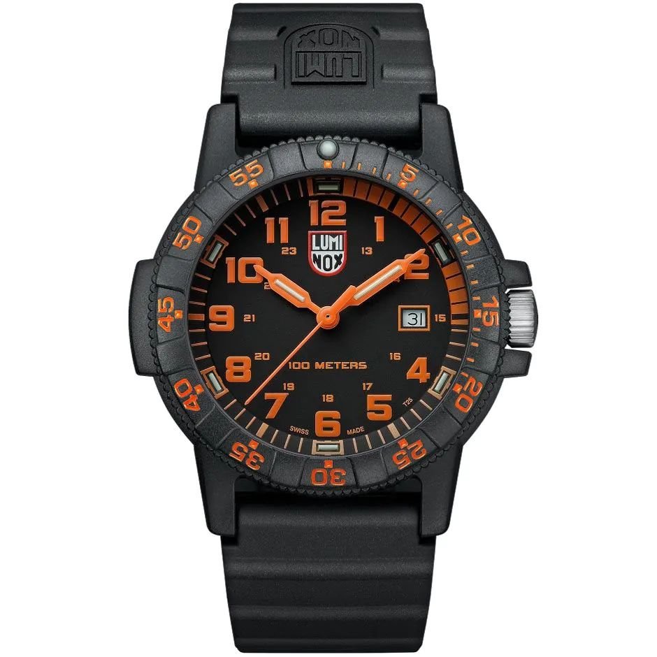 Luminox Herren Armbanduhr Leatherback Sea Turtle Giant Schwarz XS.0329