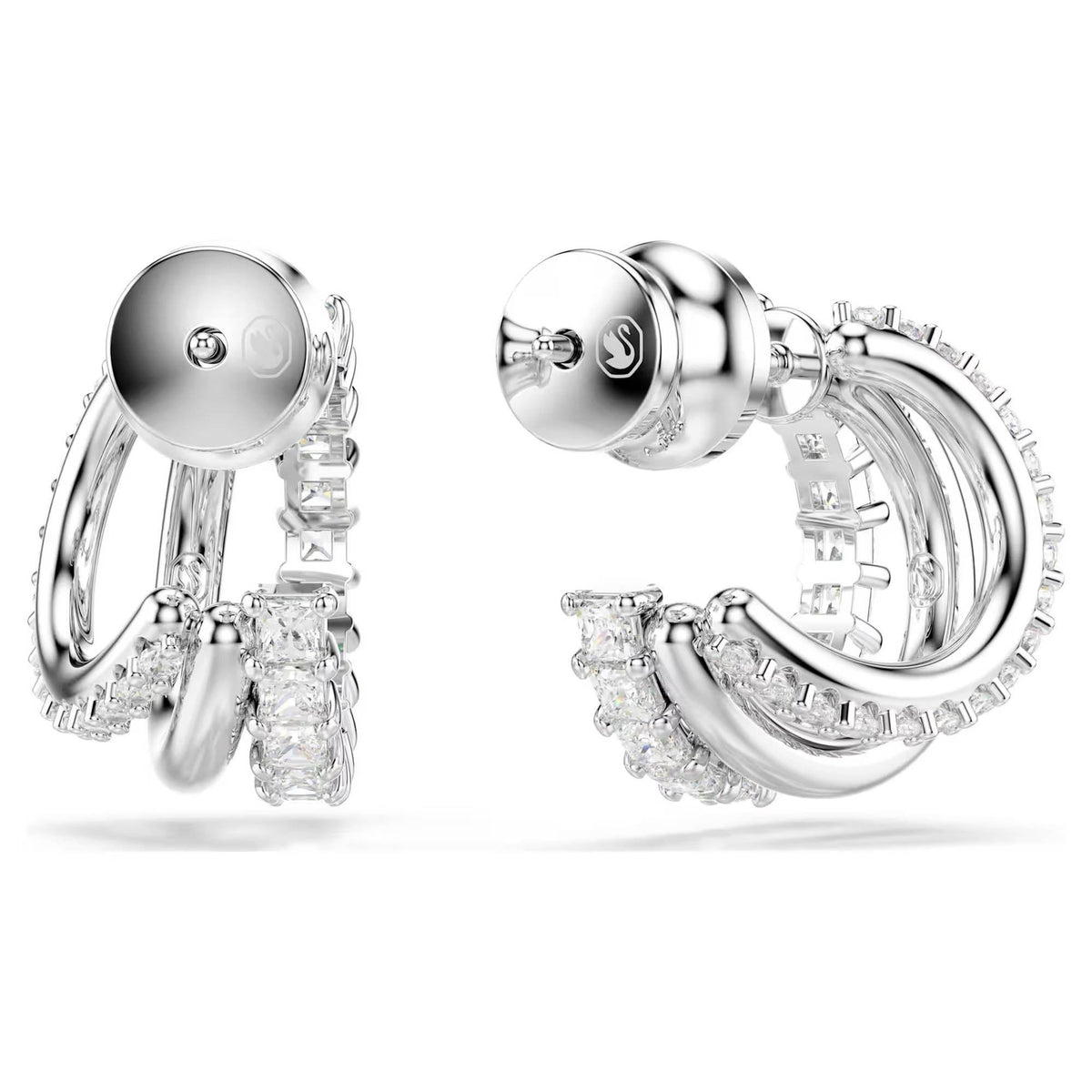 Swarovski Ohrringe Damen Hyperbola Weiß 5737110