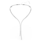 Swarovski Halskette Damen Matrix Y necklace weiß rhodiniert 5707988