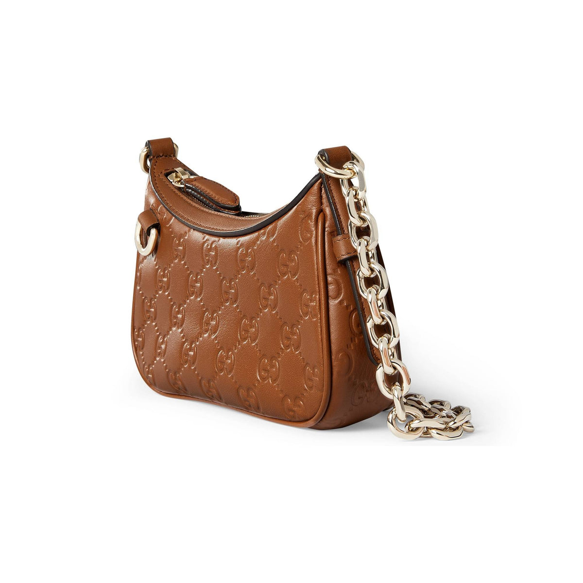 Gucci Handtasche Damen GG Emblem Mini Shoulder Bag Braun 847091-AAFDV-2718