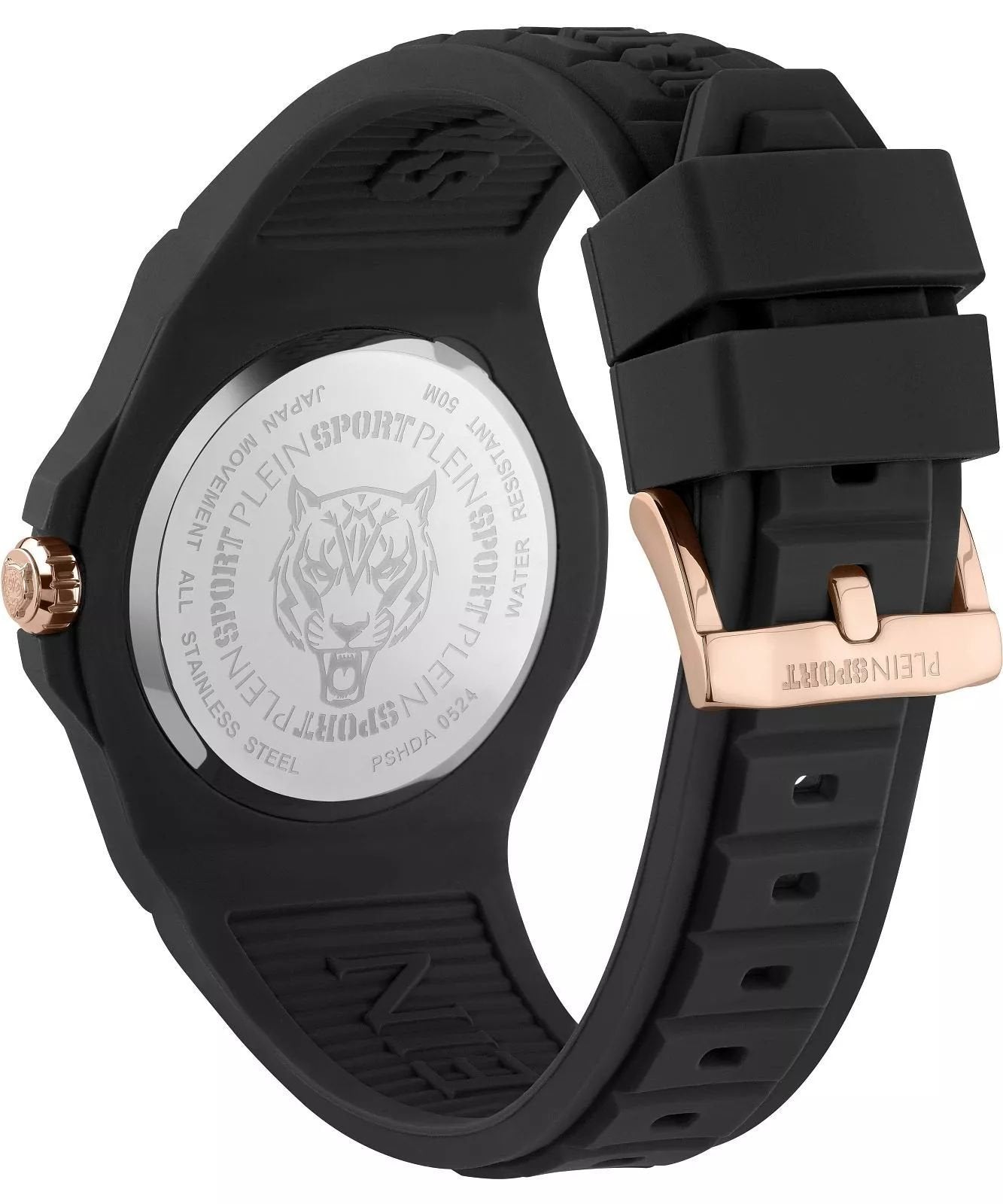 Philipp Plein Unisex Uhr New Fearless PSHDA0524 Schwarz Kunststoff 46 mm