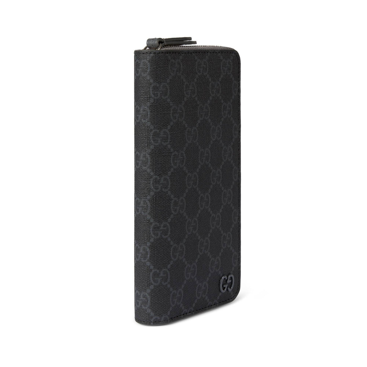 Gucci Geldbörse Herren Bi Color Zip Around Wallet Schwarz 822051-FACQC-1048