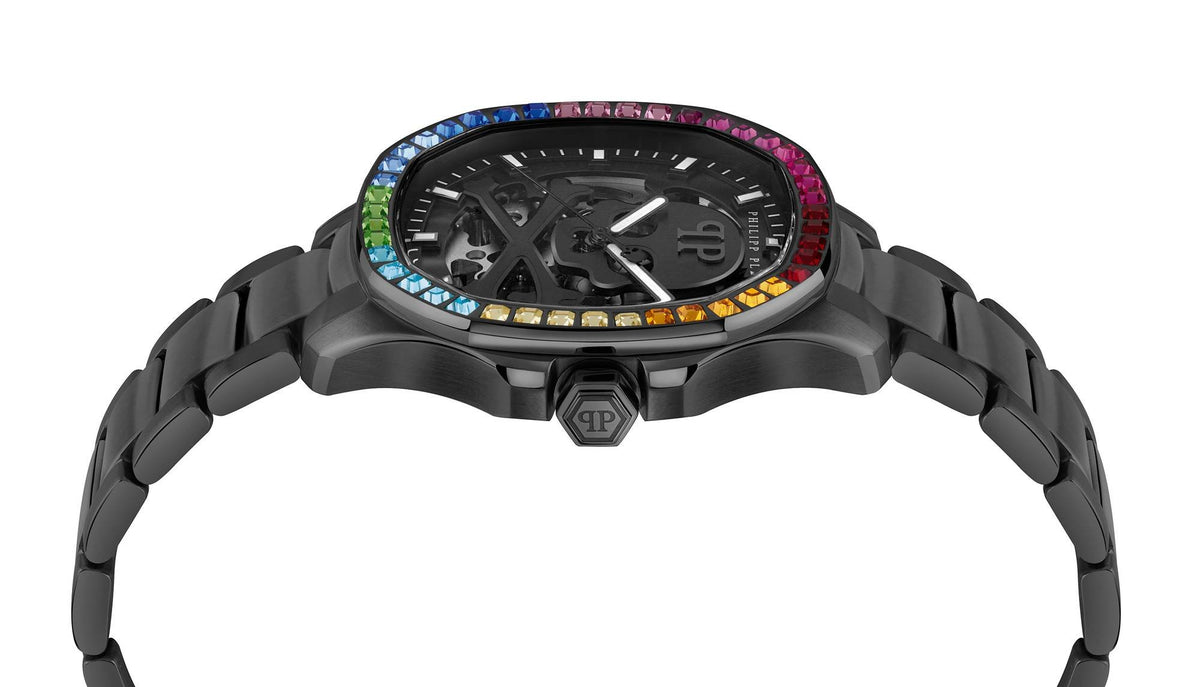 Philipp Plein Automatik Herrenuhr $keleton $pectre Rainbow