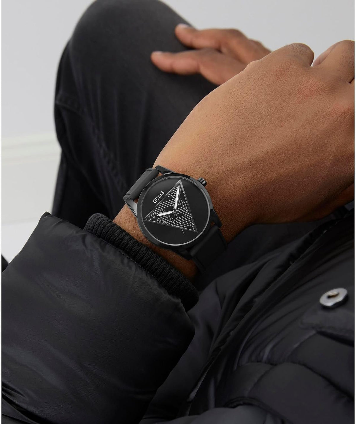 Guess Analoguhr Herren Clark Schwarz GW0957G3