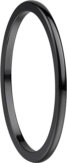 BERING Damen Innen Ring aus schwarzer Keramik 564-60-X0