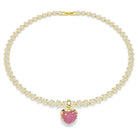 Swarovski Charm Damen Idyllia Herz Rosa Gold 5742953