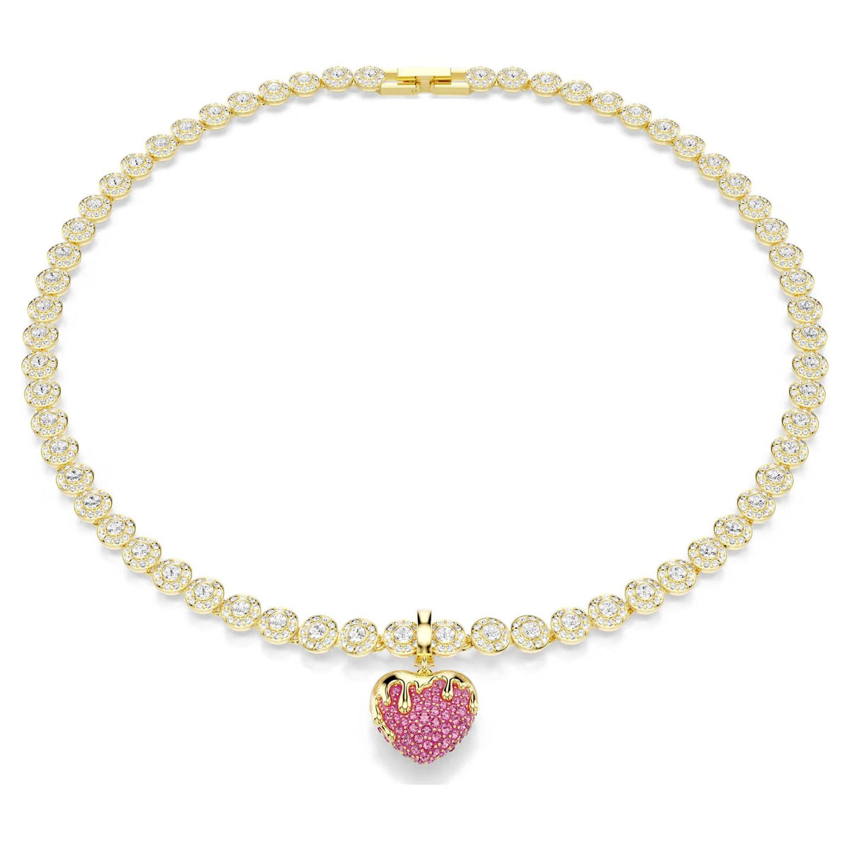 Swarovski Charm Damen Idyllia Herz Rosa Gold 5742953