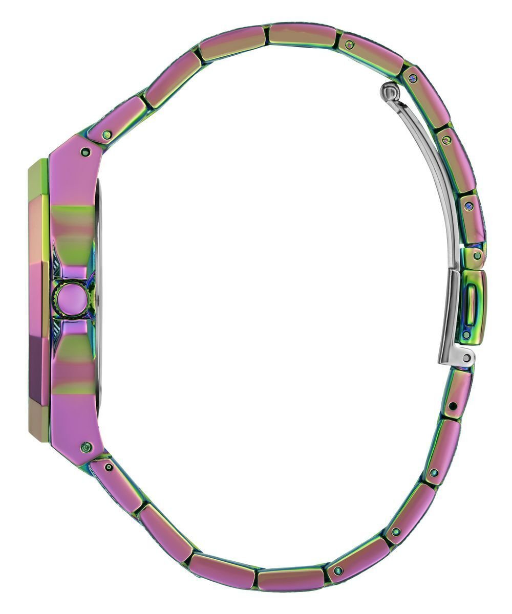 Guess Damen Armbanduhr Misfit, schwarz, pink 38 mm GW0597L2