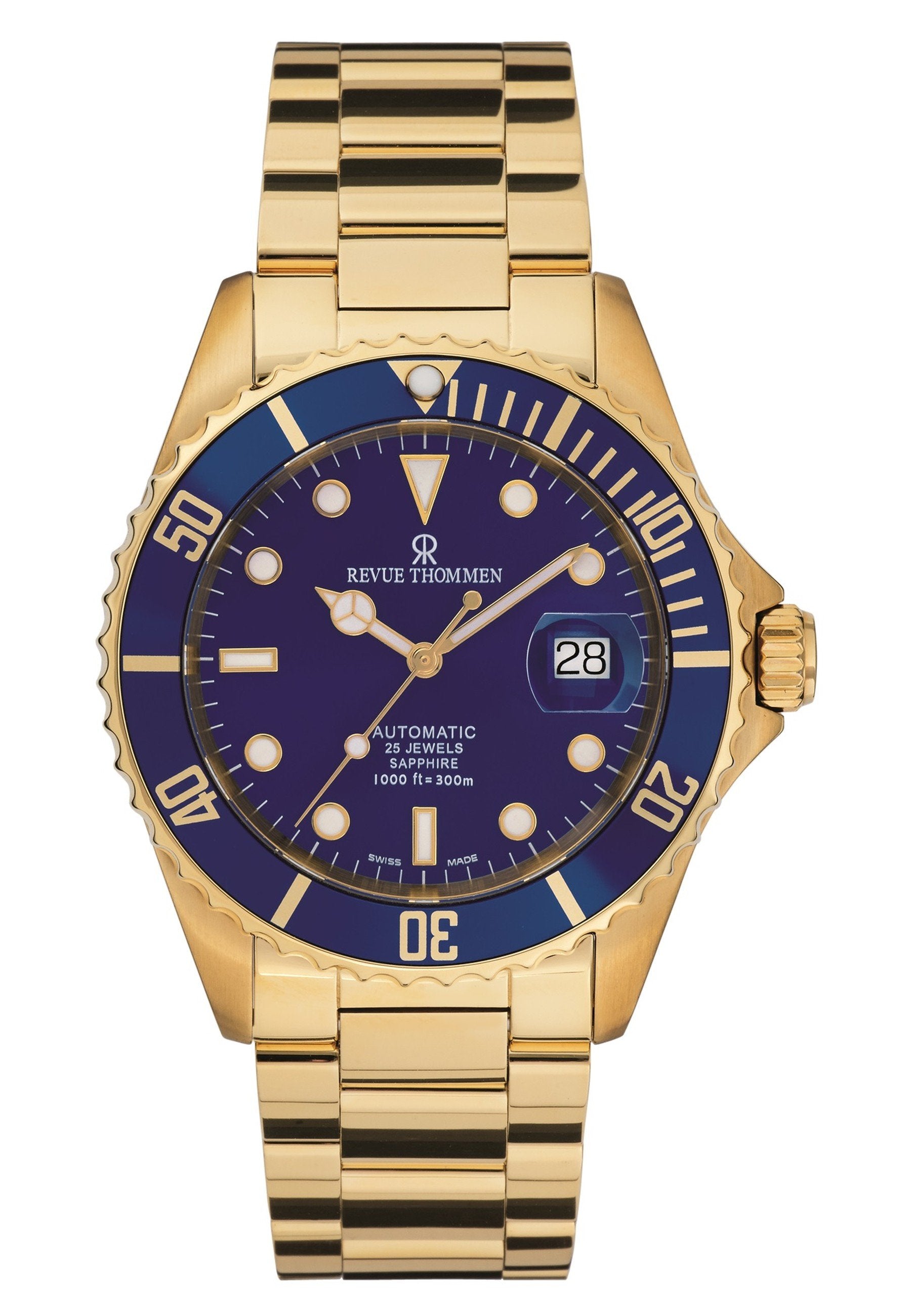 Revue Thommen Herren Armbanduhr Diver Automatic 42 mm  Armband Edelstahl 17571.2115