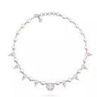 Philipp Plein Damen Halskette RHAPSODY  Weiß, Silberfarben PJ8EA09NU