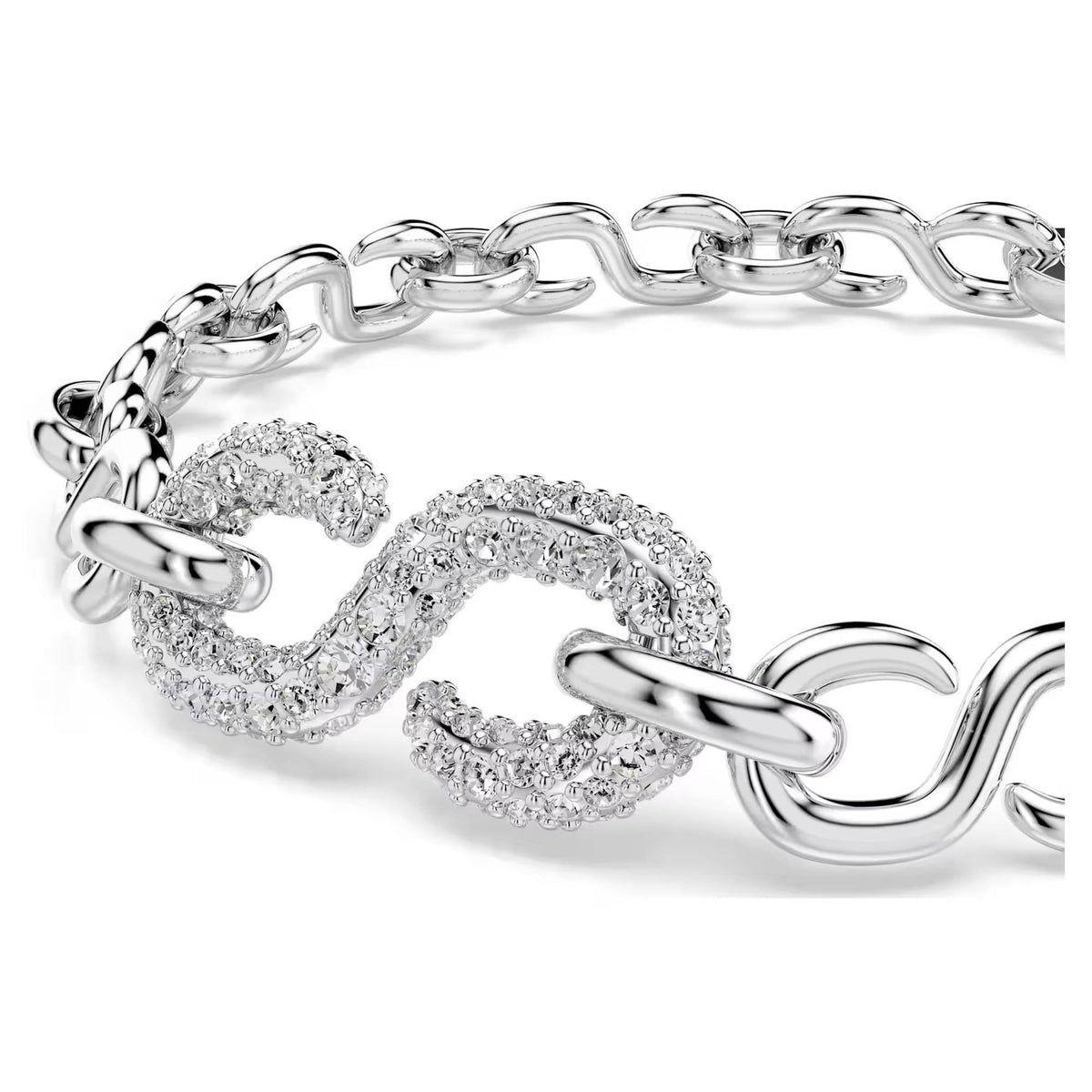 Swarovski Armband Unisex Dextera Rundschliff Weiß Rhodiniert 5747642