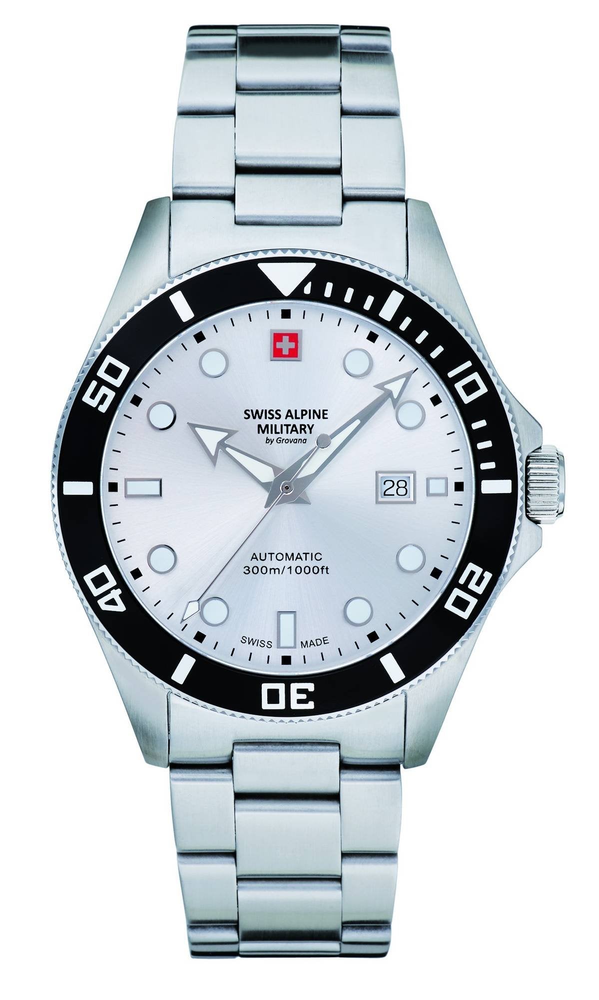 Swiss Alpine Military Herren Armbanduhr  7095.2132  Datumsfenster Armband Stainless Steel