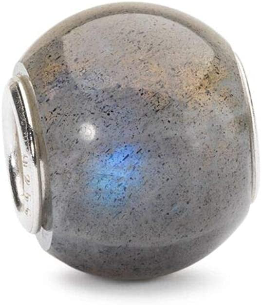 Trollbeads Unisex Charm Sterling Silber Runder Labradorit Blau TSTBE-00016