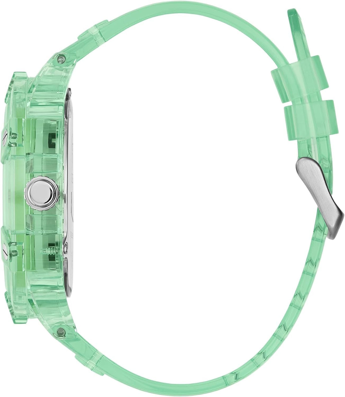 Guess Armbanduhr Herren King Multifunktion Transparent Grün GW0806G6
