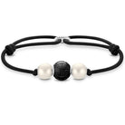 Thomas Sabo Armband Bead schwarz, weiß  A2076-451-11-L22V