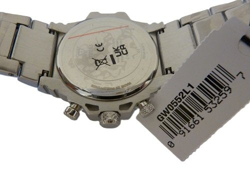 Guess Damen Armbanduhr G Cluster Edelstahl silber GW0545L1