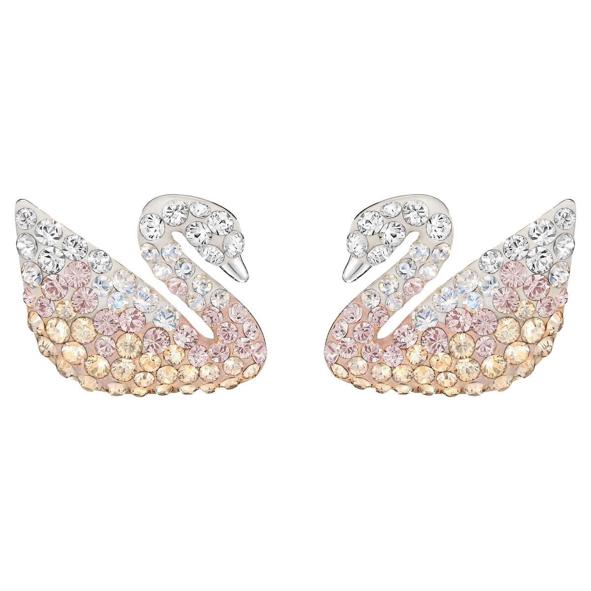 Swarovski Ohrringe Damen Iconic Swan Silberfarben 5215037