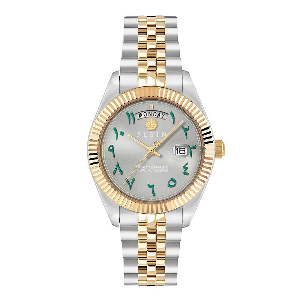 Philipp Plein Herrenuhr Date Superlative Bicolor Grau PWPNA0926