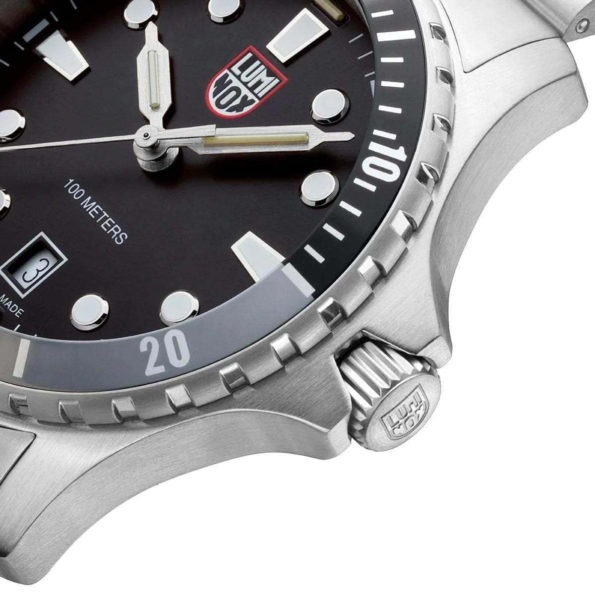 Luminox Armbanduhr Unisex Sport Timer 0940 Series Silber Schwarz XS.0941
