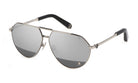 Philipp Plein Herren Sonnenbrille Mirror Lenses 64-12-145 SPP007M
