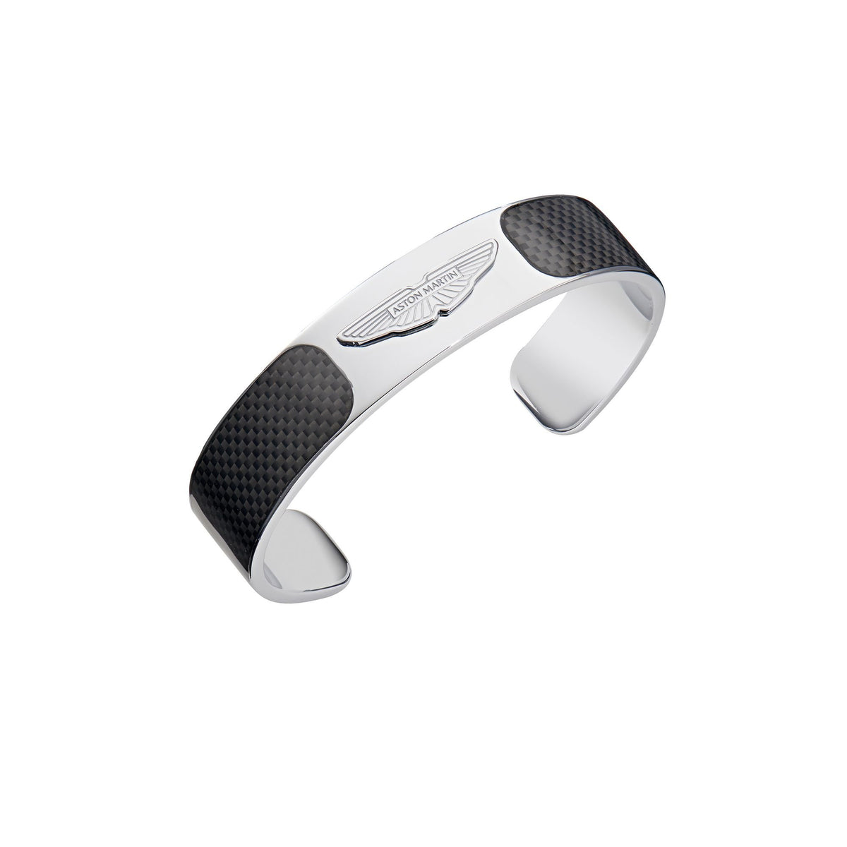 ASTON MARTIN Armband Herren AML ICON Edelstahl Silber/Carbon MJRTF5BL0