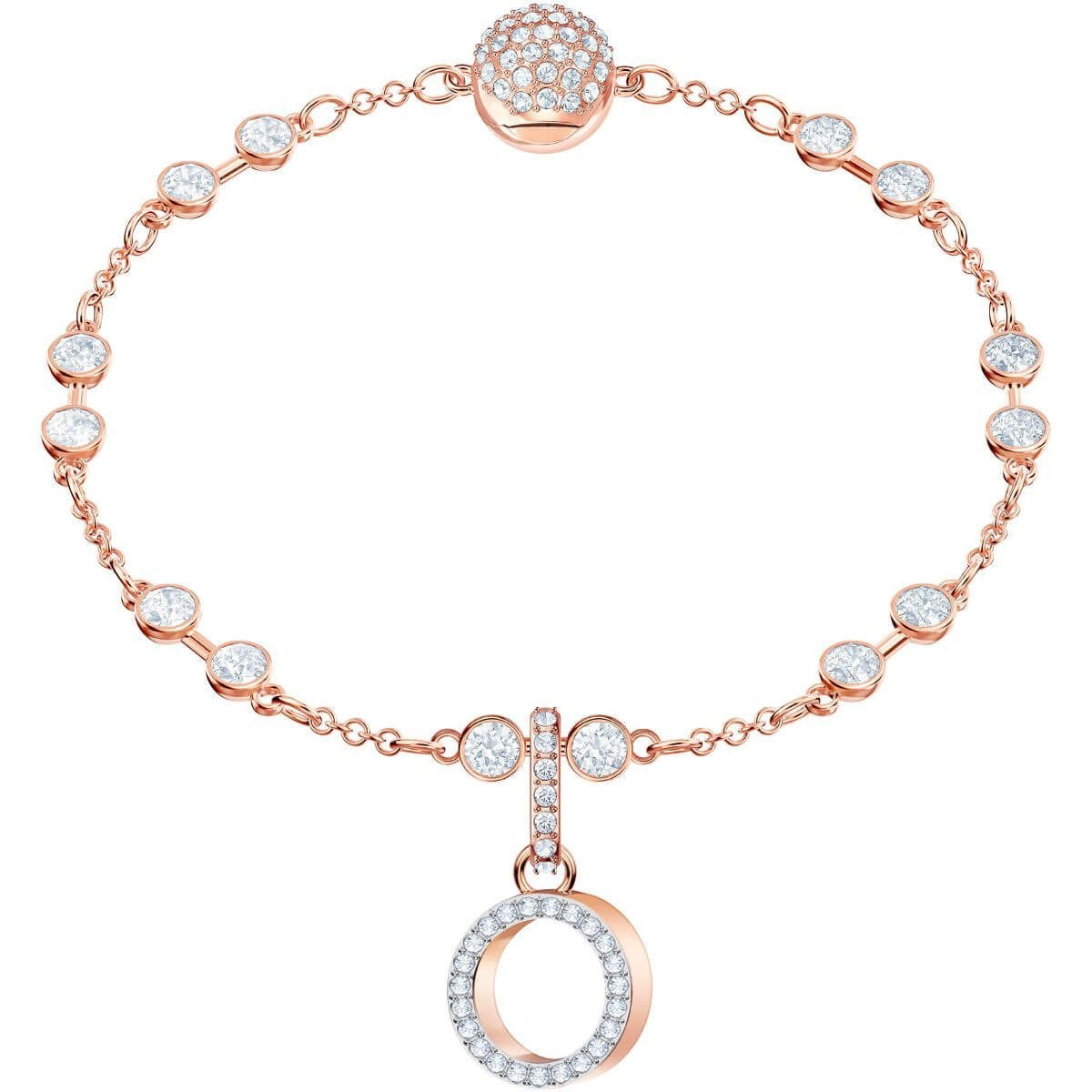 Swarovski Charm Damen Remix Collection Buchstabe O Roségold 5437607