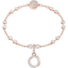 Swarovski Charm Damen Remix Collection Buchstabe O Roségold 5437607