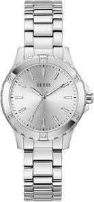 Guess Armbanduhr Damen Mist 34mm 5ATM Silber GW0948L6