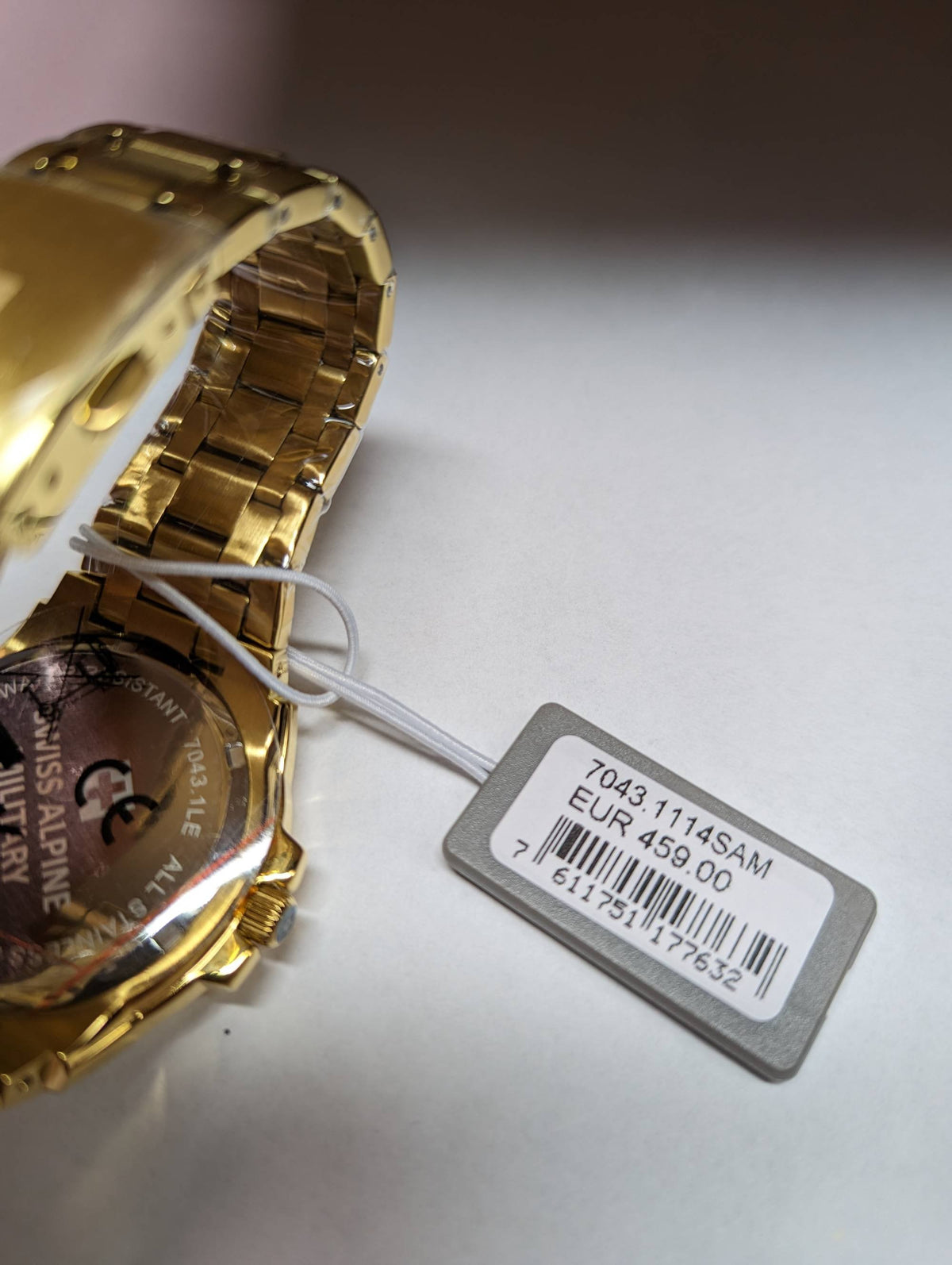 Swiss Alpine Military by Grovana Herren Armbanduhr Star Fighter 41 mm Armband Edelstahl 7043.1114