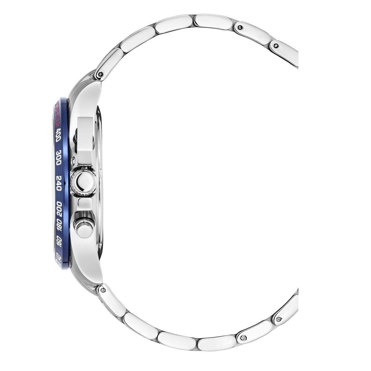 Jacques du Manoir Chronograph Armbanduhr Charlie II Swiss Made Geschenkset mit Stift JDM-WG017-04