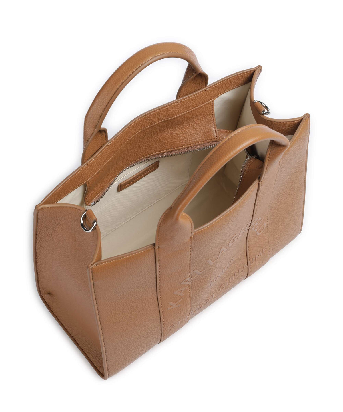 Karl Lagerfeld Handtasche Damen K Rue St Guillaume Medium Caramel Braun A4W30264 1XV