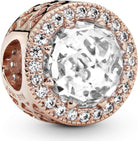 Pandora Charm Damen Strahlenkranz der Herzen Roségold 781725CZ