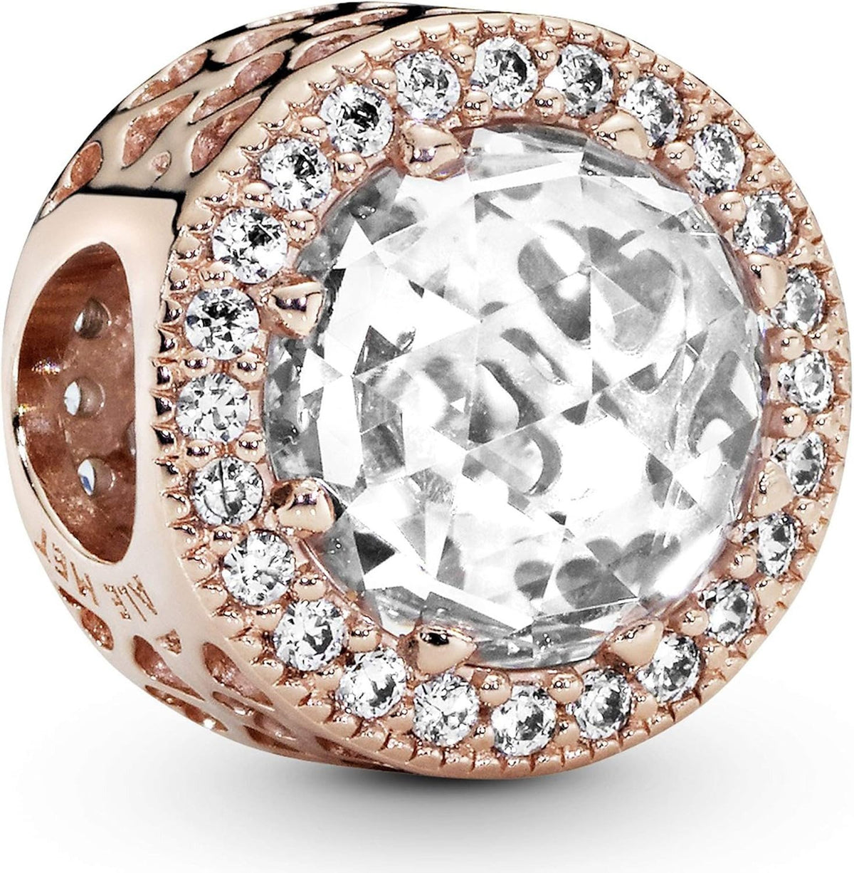 Pandora Charm Damen Strahlenkranz der Herzen Roségold 781725CZ