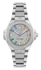 Philipp Plein Damen Uhr Royal Prestige PW4FA0425 Kristall 33 mm Edelstahl