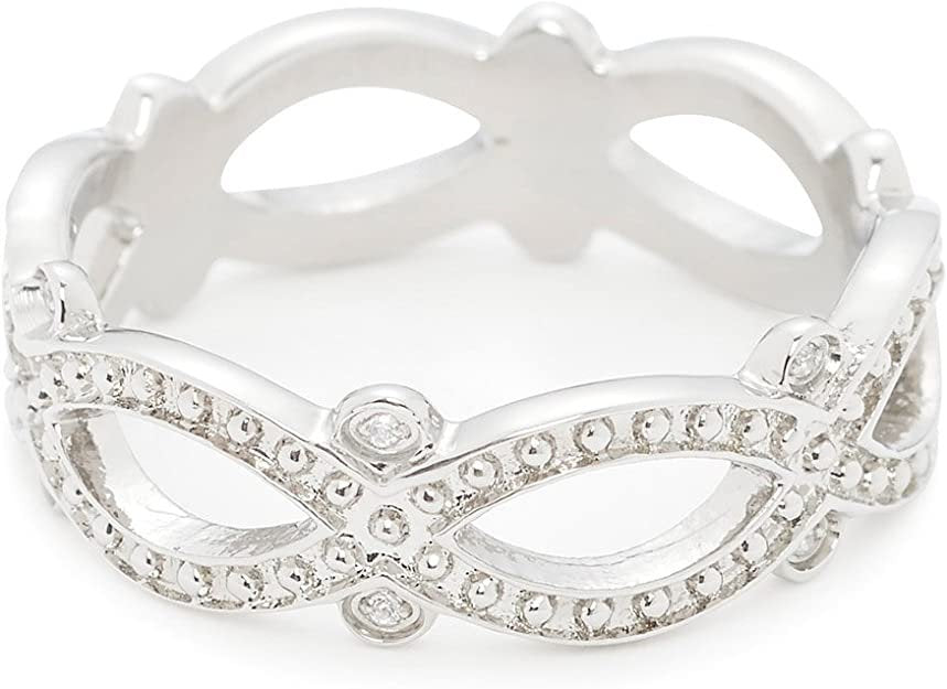 Leonardo Jewels Damen-Ring Infinito Edelstahl Glas