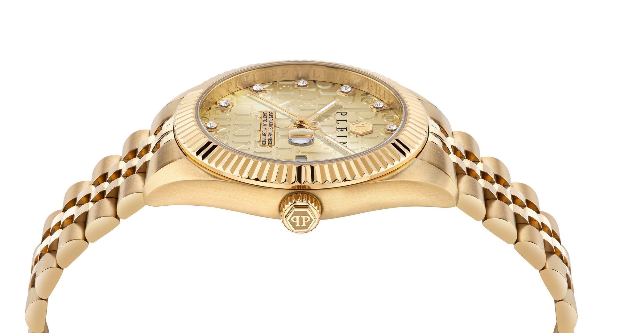Philipp Plein Herrenuhr Date Superlative