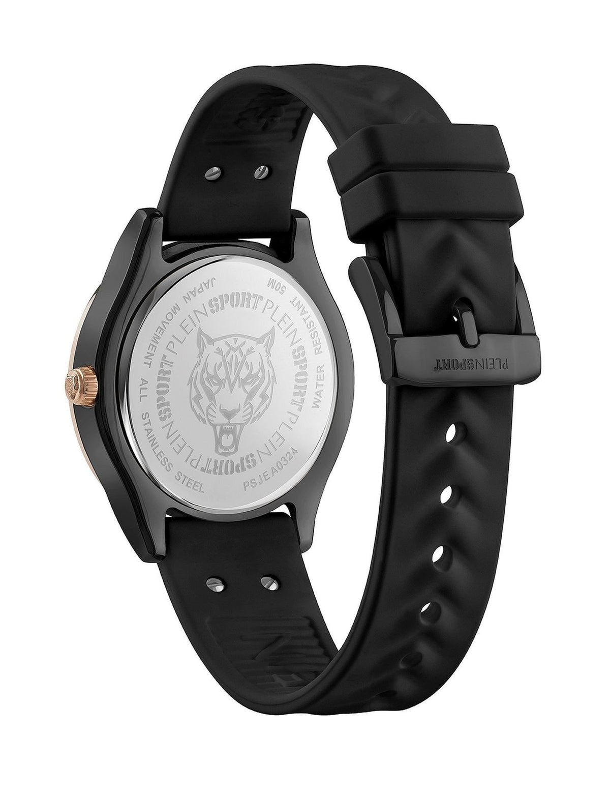 Plein Sport Damenuhr Eclipse PSJEA0324 Edelstahl / Silikon 36 mm
