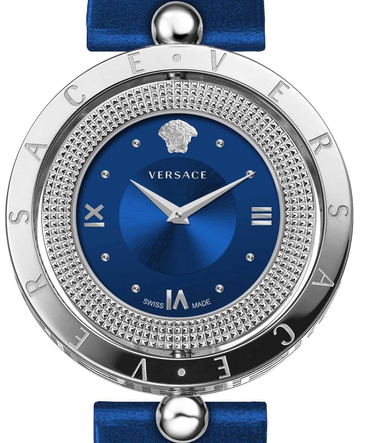 Versace Damen Uhr Eon 33.5 mm Blau VE7901123