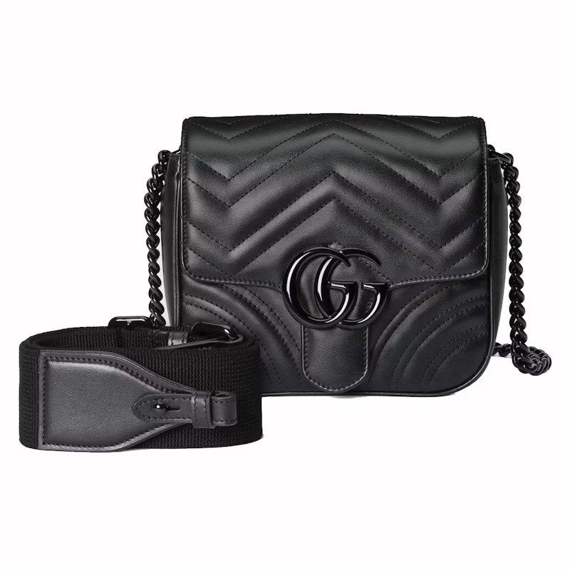 Gucci Umhängetasche Unisex GG Marmont Schwarz 826099-AAFNY-1000