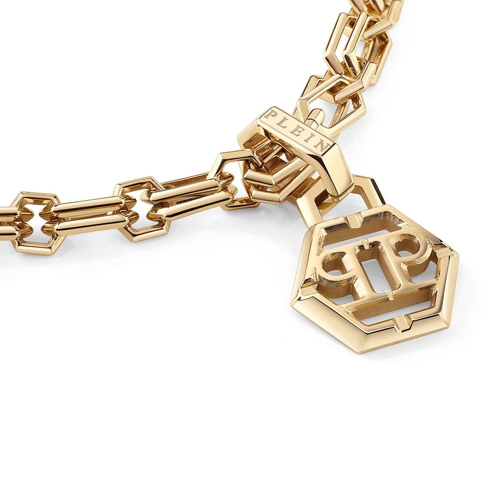 Philipp Plein Herren Halskette PLEIN ICON CHAIN Edelstahl Gold PJ9EA08NU