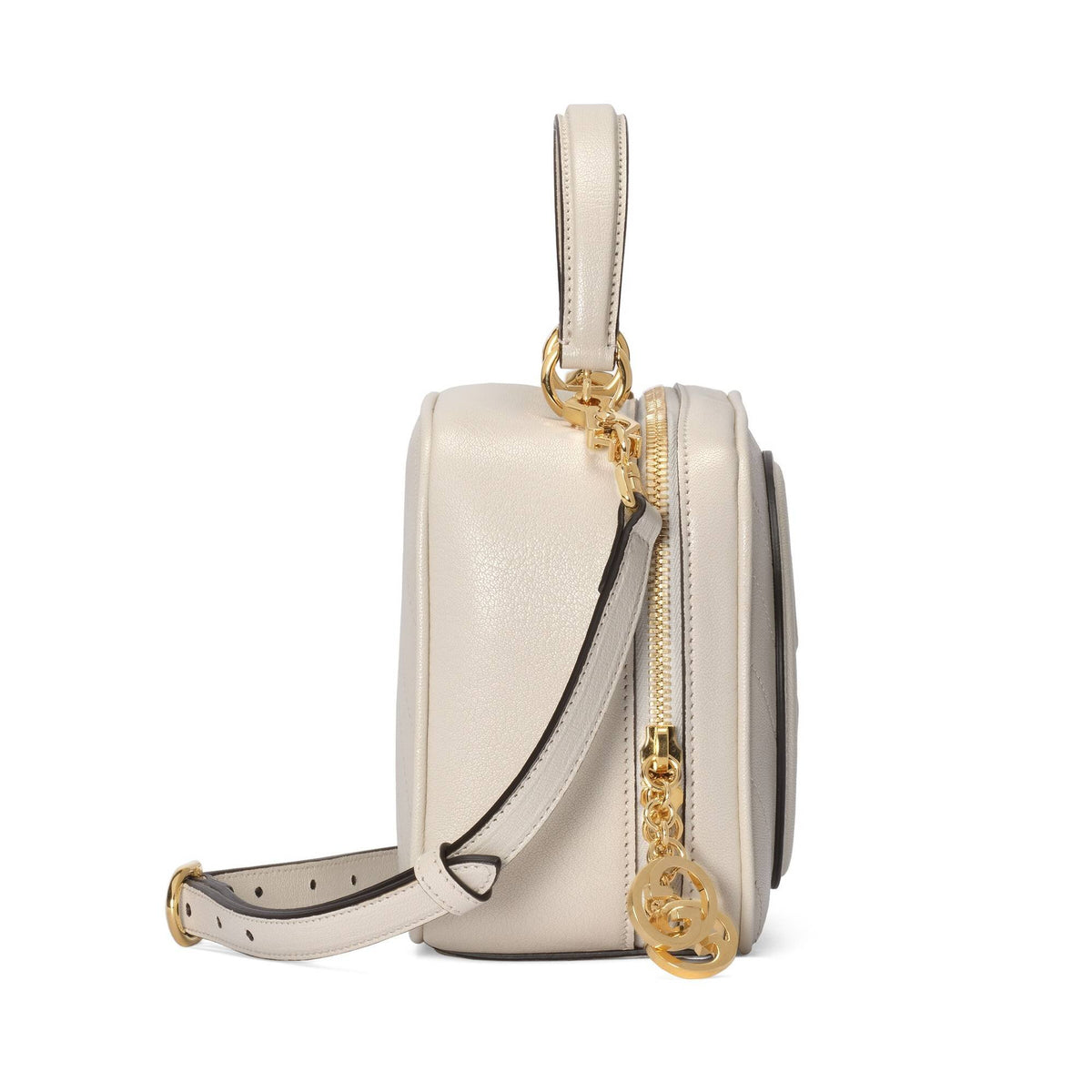 Gucci Handtasche Damen Gucci Blondie Small Top Handle Bag Mystic White 744434 1IV0G 9022