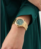 Guess Armbanduhr Damen Empress Analog Gold GW0873L2