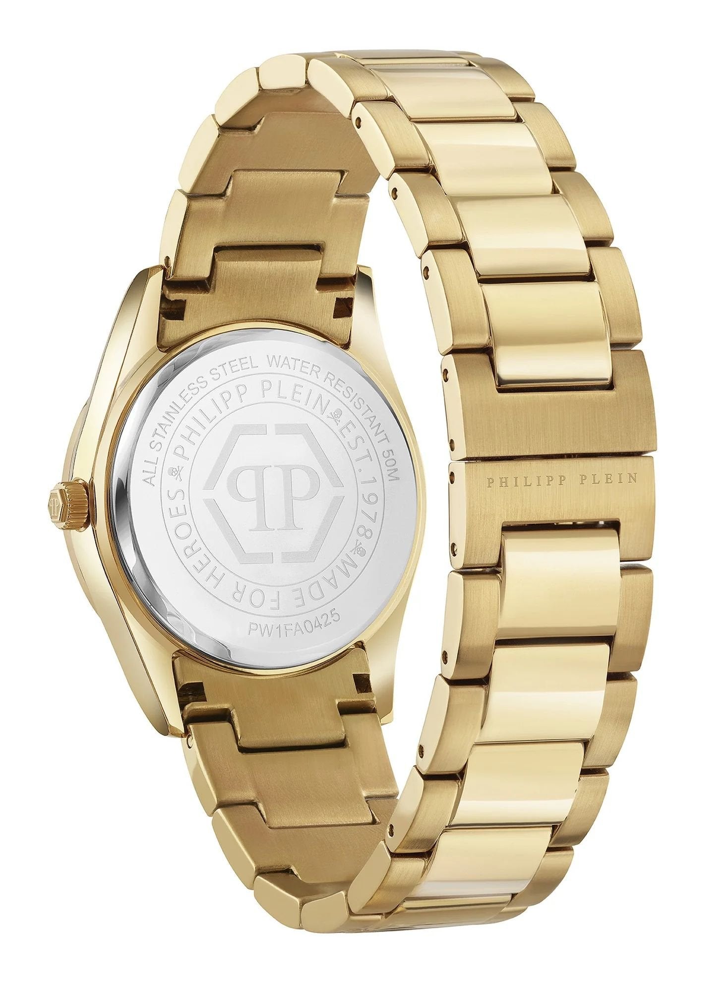 Philipp Plein Damenuhr Icon Chain PW1FA0425 Gold