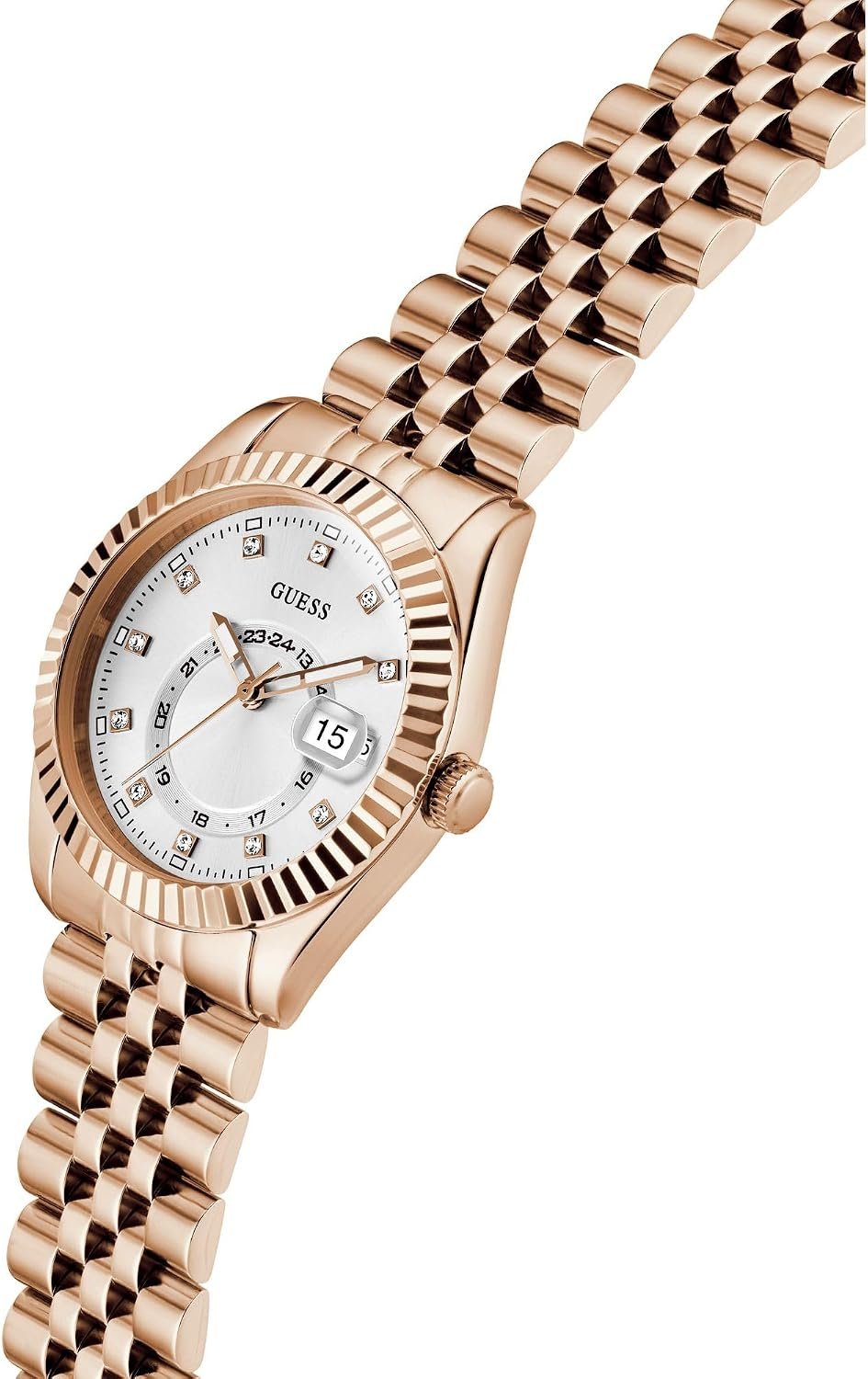 Guess Analoguhr Damen Jada Roségoldfarben GW0936L4