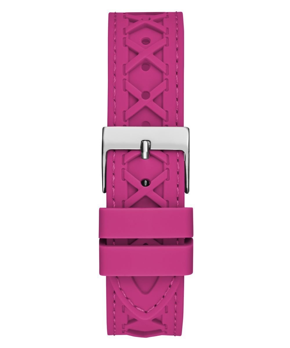 Guess Damen Armbanduhr Corset schwarz, pink, silber 38 mm GW0599L1